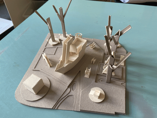 Spielplatz Modell Architektur 03