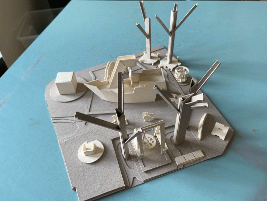 Spielplatz Modell Architektur 04