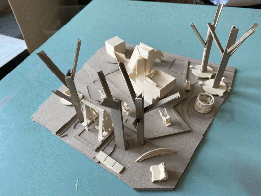 Spielplatz Modell Architektur 05